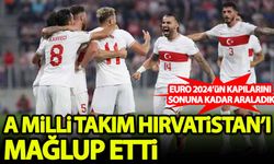 Milli Takım Hırvatistan'ı mağlup etti! EURO 2024 kapısını sonuna kadar araladık