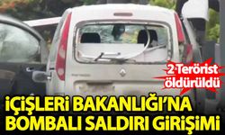 Ankara'da bombalı saldırı girişimi: 2 terörist öldürüldü