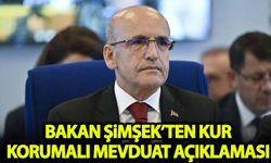 Bakan Şimşek'ten KKM açıklaması