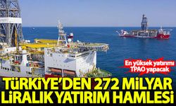 Türkiye'den 272 milyar liralık yatırım hamlesi
