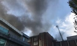 Başakşehir'deki bir sanayi sitesinde yangın çıktı