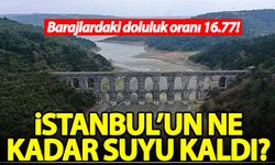 Barajlardaki doluluk 16.77! İstanbul’un ne kadar suyu kaldı?
