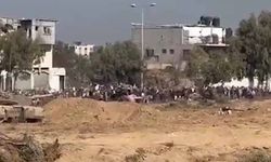 Katil İsrail yüzlerce Gazzeliyi tehcire zorluyor
