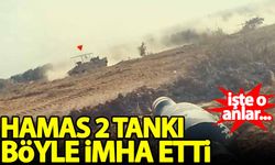 Hamas İsrail tanklarını işte böyle vurdu!