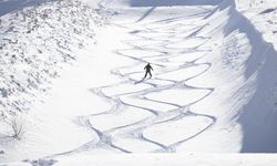 Palandöken'de kar kalınlığı 92 santimetre ölçüldü