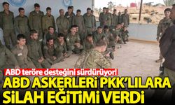 ABD teröre desteğini sürdürüyor! PKK'lılara silah eğitimi verdiler