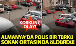 Almanya'da polis bir Türk'ü sokak ortasında vurarak öldürdü