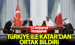 Türkiye ile Katar'dan ortak bildiri!