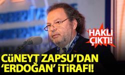Cüneyt Zapsu'dan 'Erdoğan' itirafı: Haklı çıktı!