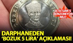 Darphaneden bozuk 5 liradaki Atatürk rölyefiyle ilgili açıklama!