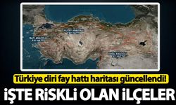 Türkiye diri fay hattı haritası güncellendi! İşte riskli olan ilçeler