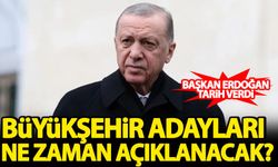 Cumhurbaşkanı Erdoğan tarih verdi! Büyükşehir adayları ne zaman açıklanacak?