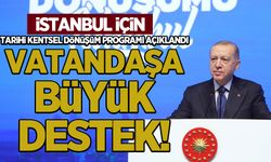 Cumhurbaşkanı Erdoğan İstanbul için tarihi kentsel dönüşüm planını açıkladı