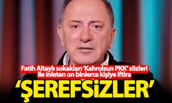 Fatih Altaylı'dan sokakları ‘Kahrolsun PKK’ sözleri ile inleten on binlerce kişiye iftira: Alçaklar, şerefsizler