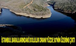 İstanbul'un barajlarındaki doluluk oranı yüzde 50'nin üzerine yükseldi
