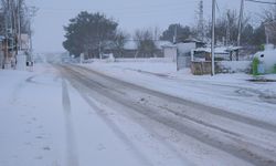 Kırklareli'nde kar yağışı etkisini arttırdı