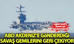ABD, Akdeniz'e gönderdiği savaş gemilerini geri çekiyor