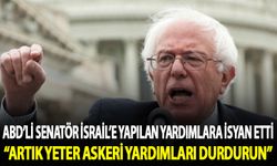 ABD'li Senatör Sanders'tan çağrı: "ABD, İsrail'e askeri yardımı durdursun"