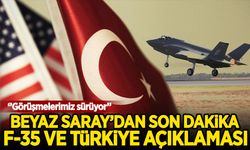 Beyaz Saray'dan son dakika F-35 ve Türkiye açıklaması!
