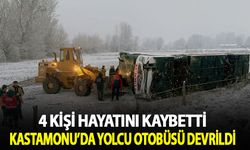 Kastamonu'da yolcu otobüsü devrildi: Ölü ve yaralılar var