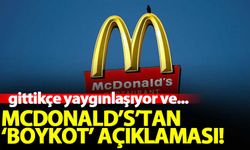 McDonald's'tan 'boykot' açıklaması: Etkilendik