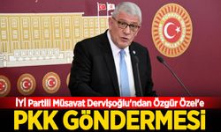 İYİ Partili Müsavat Dervişoğlu'ndan Özgür Özel'e Meclis kürsüsünden 'PKK' göndermesi