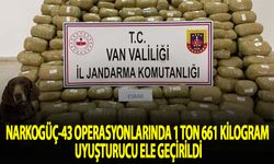 NARKOGÜÇ-43 operasyonlarında 1 ton 661 kilogram uyuşturucu ele geçirildi