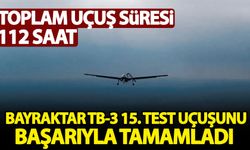 Bayraktar TB3 15. test uçuşunu başarıyla tamamladı