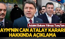 Bakan Tunç'tan AYM'nin 'Can Atalay' kararı hakkında açıklama