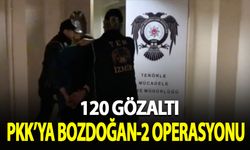 Bozdoğan-2 operasyonlarında 120 şüpheli yakalandı