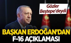 Cumhurbaşkanı Erdoğan'dan F-16 açıklaması