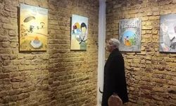Beyoğlu'nda Filistin ve Mescid-i Aksa konulu resim sergisi açıldı