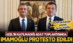 CHP'de oyun üstüne oyun! Özel'in katılmadığı aday tanıtımında İmamoğlu'na protesto