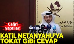 Katar'dan katil Netanyahu'ya tokat gibi cevap