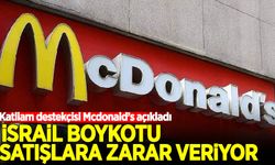 Katliam destekçisi McDonald's'dan resmi açıklama: İsrail boykotu satışlara zarar veriyor