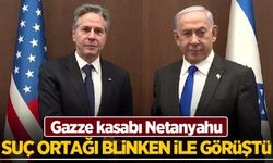 Gazze kasanı Netanyahu, suç ortağı Blinken ile görüştü