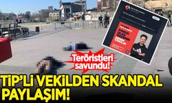 TİP'li adaydan skandal paylaşım! Çağlayan'daki teröristlere övgü