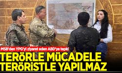 MSB'den YPG'yi ziyaret eden ABD'ye tepki: Terörle mücadele teröristle yapılmaz