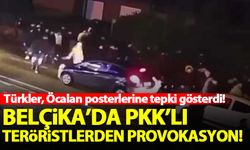Belçika'da PKK'lı teröristlerden provokasyon! Türkler tepki gösterdi...
