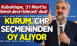 Kabaktepe: Murat Kurum'un CHP seçmeninden oy alacağını görüyoruz