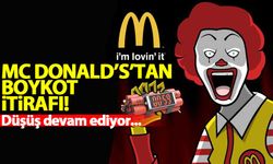 McDonald's'tan 'boykot' itirafı: Düşüş sürüyor