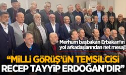 Erbakan'ın yol arkadaşları 'Milli Görüş'ün temsilcisi Erdoğan'dır' dedi