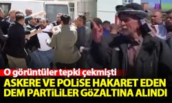 Şırnak'ta askere ve polise hakaret ede DEM Partililer gözaltına alındı