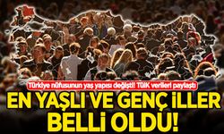 TÜİK duyurdu: Türkiye'nin en yaşlı ve en genç illeri