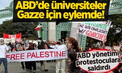 Siyonist rejimin suç ortağı ABD yönetimi, üniversitedeki 'özgür Filistin' eylemlerine barbarca saldırdı