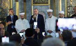 Cumhurbaşkanı Erdoğan'dan Ayasofya'da dua: Ayrılığa düşmeyeceğiz, beraber olacağız
