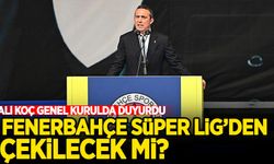 Ali Koç genel kurulda duyurdu: Fenerbahçe ligden çekilecek mi?