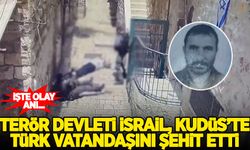 Terör devleti İsrail, Kudüs'te Türk vatandaşını şehit etti! İşte olay anı...