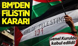 Filistin tasarısı BM'de onaylandı! BMGK'ye gönderilecek