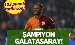 102 puanlı tarihi son! Süper Lig'de şampiyon Galatasaray